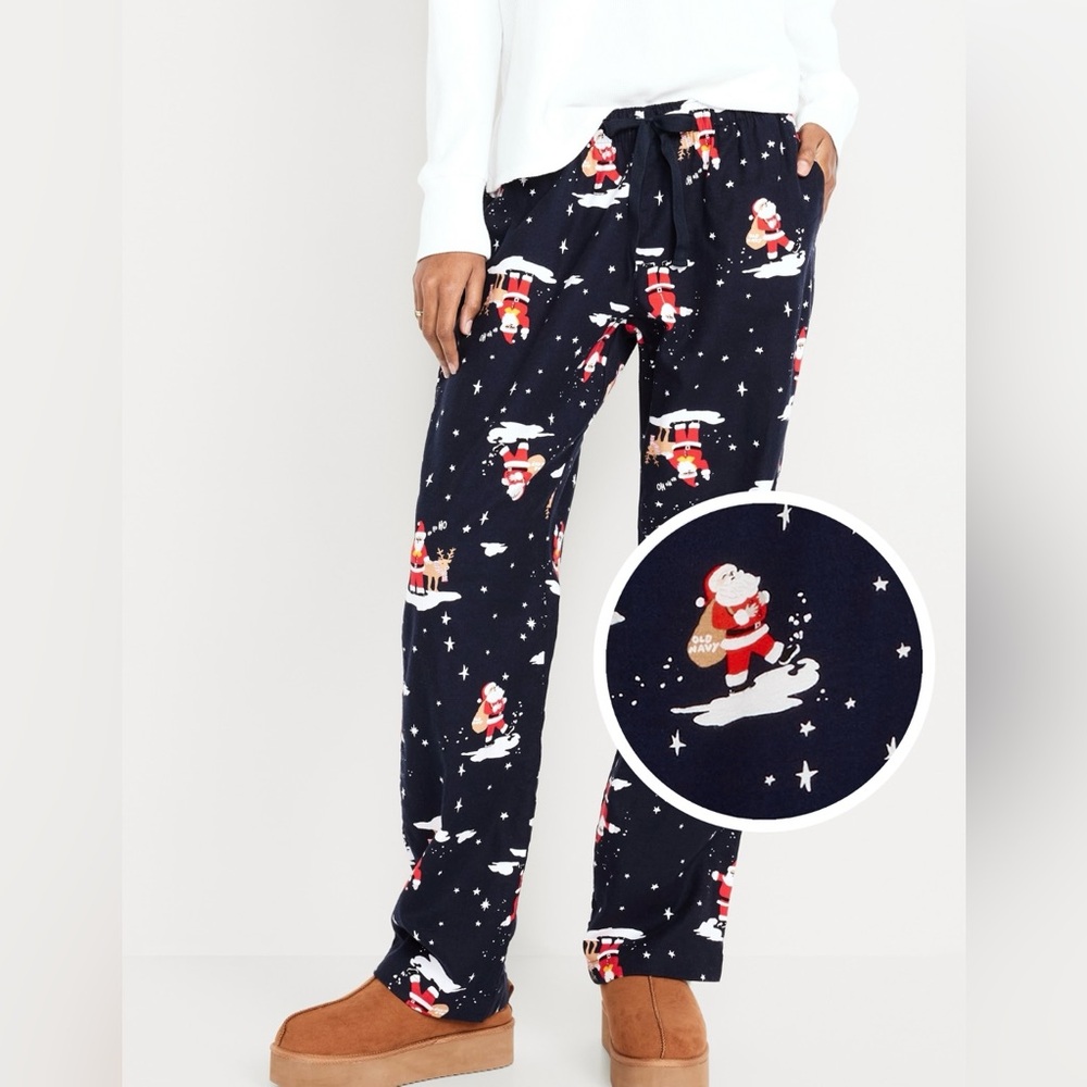 🆕 Old Navy Women’s Mid-Rise Flannel Pajama Pants PJ Sleep Bottoms S 4-6